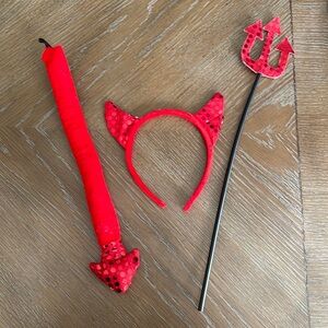 Sequin Devil Costume Accessories